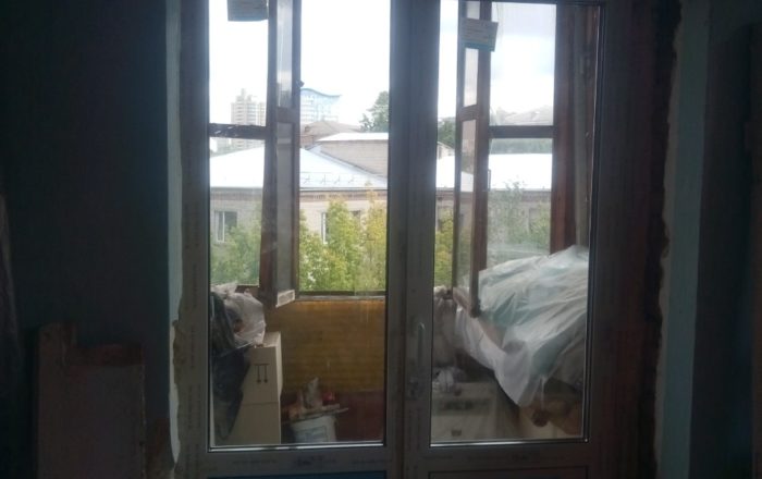 Установка ПВХ окна и балконных дверей/ ул. Татарская 1-В