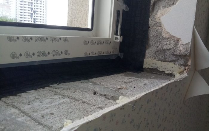 Остекление трехчастного и двухчастного окон Rehau/ ул. Рижская 73-Г