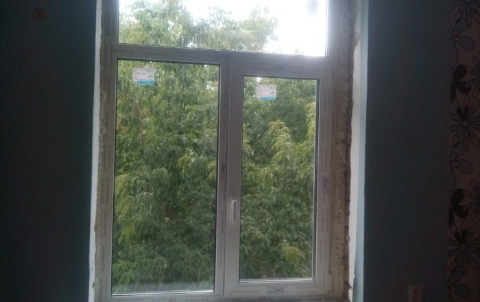 Установка ПВХ окна и балконных дверей/ ул. Татарская 1-В