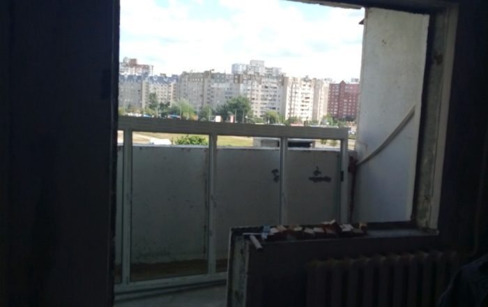 Установка окна и балконного блока в профиле Rehau/ ул. Анны Ахматовой 14б
