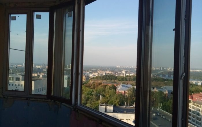 Остекление квартиры ламинированными пластиковыми окнами/ Нестеровский пер., 6