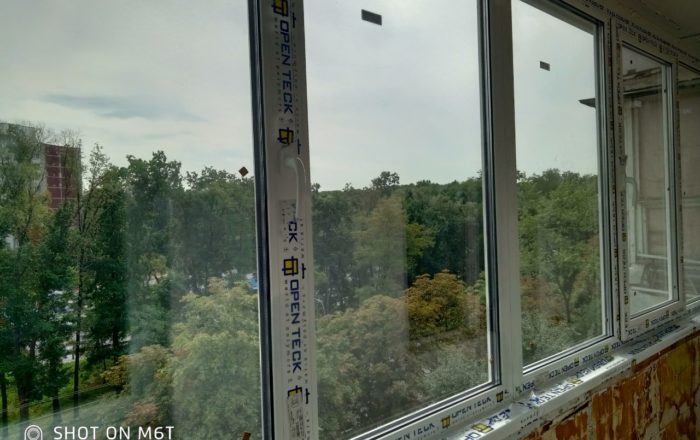 Остекление балкона и лоджии окнами Openteck/ пр-т. Голосеевский
