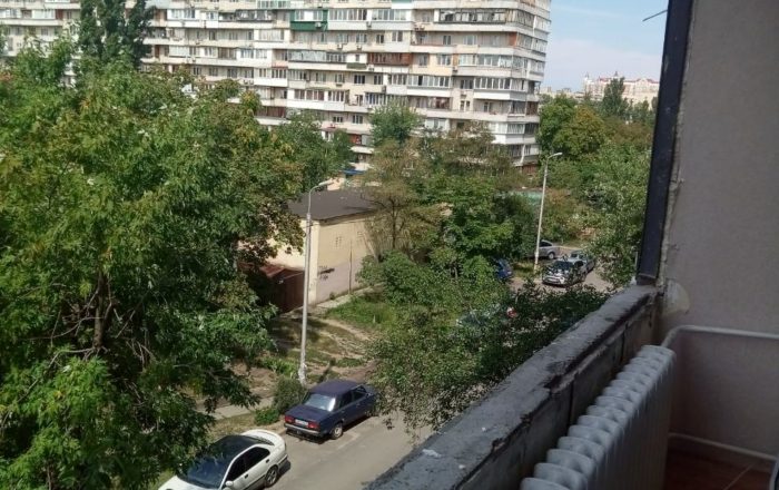 Остекление чешского балкона окнами Rehau/ пр-т. Оболонский 7