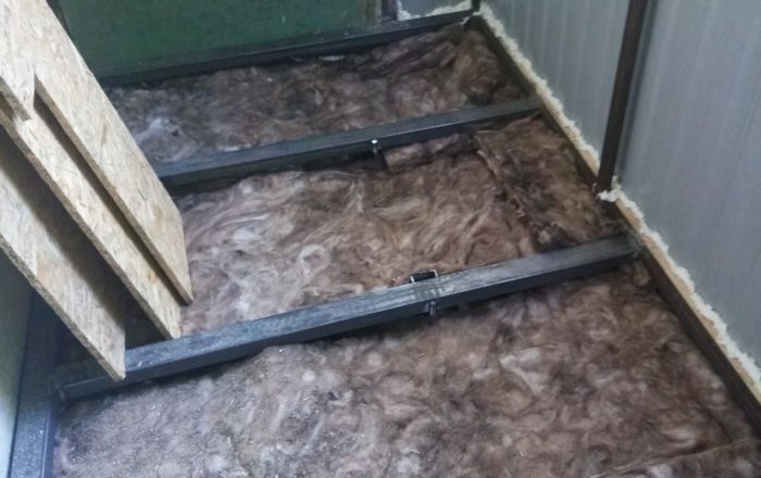 Балкон под ключ с выносом по полу/ пр-т. Голосеевский 116-А