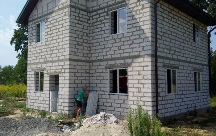 Остекление загородного дома окнами WDS/ с. Хотов