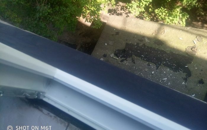 Монтаж двухчастного окна в профиле WDS/ ул. Перова 12/92