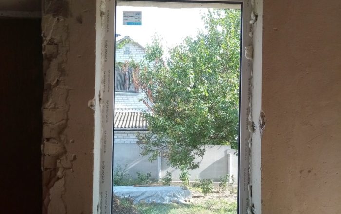 Остекление дачи окнами Rehau/ с. Николаевка