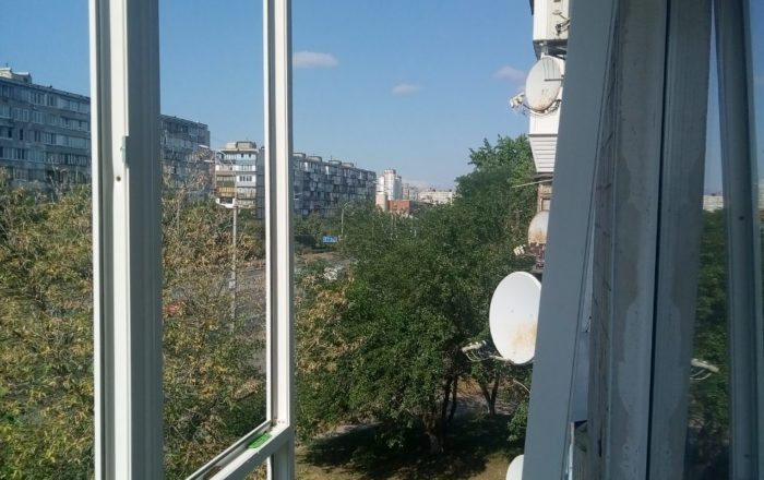 Французский балкон в профиле Openteck/ бул. Перова, 42