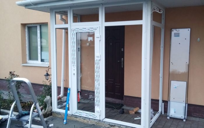 Установка метллопластиковых перегородок/ с. Белогородка