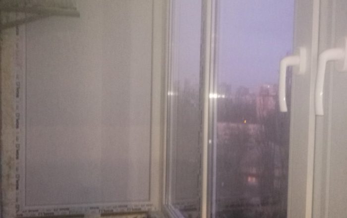 Остекление Г-образного балкона в чешке окнами WDS/ Русановская набережная, 12/1