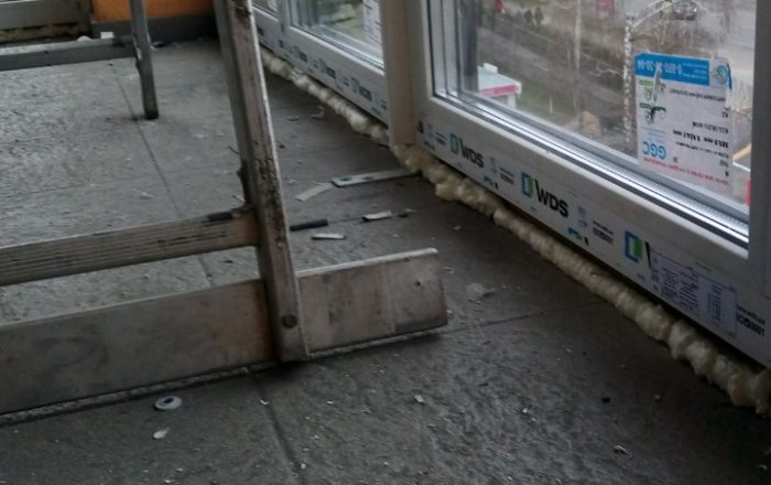 Остекление французского ПВХ балкона в наружной ламинации/ ЖК Европейка